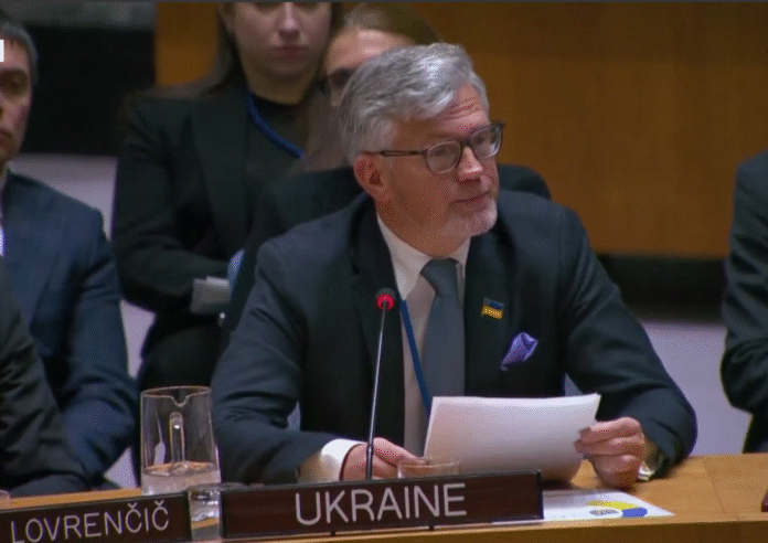 Андрій Мельник заявив у Радбезі ООН, що Україна не торгує своїми територіями