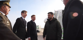 Volodymyr Zelenskyy on his arrival in Germany