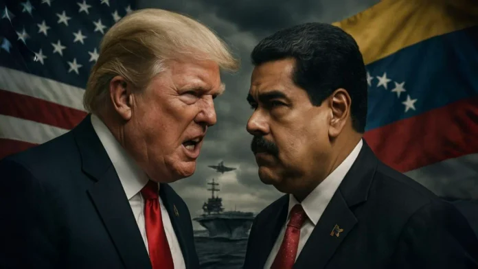 Tramp_s_Maduro_5303184652711886811 Дональд Трамп оголошує санкції проти Венесуели