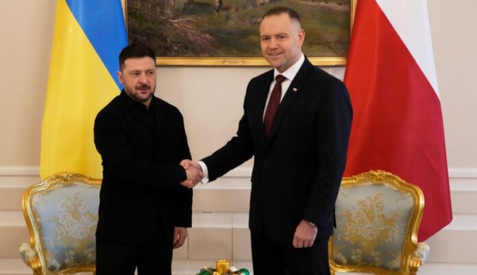 Зеленський і Навроцький зустріч