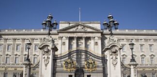 The British government building in London