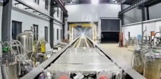 Випробувальна магнітна траса в Китаї