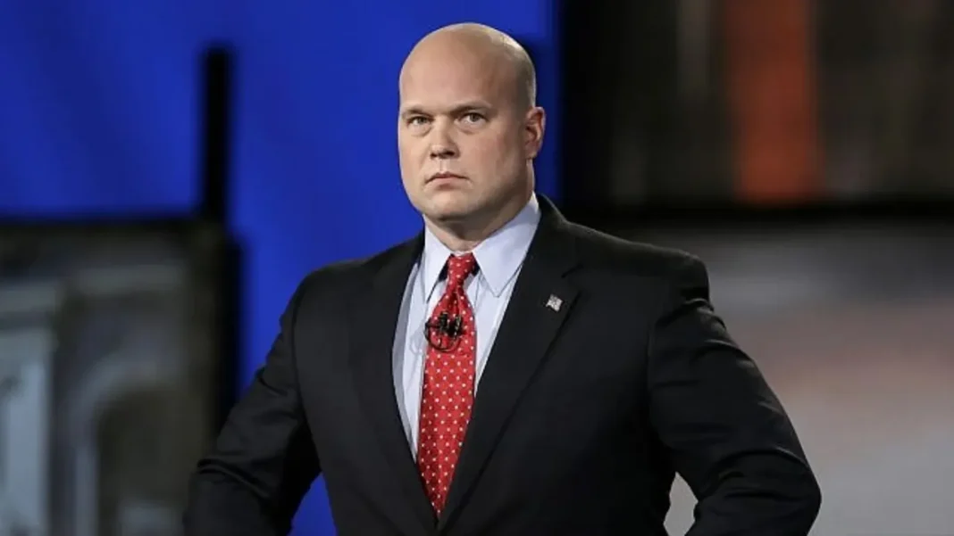 US Ambassador to NATO Matthew Whitaker during a briefing