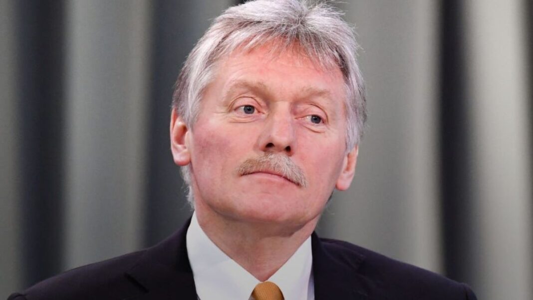 Дмитро Пєсков під час заяви щодо мирного плану США