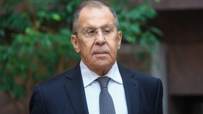 Міністр закордонних справ рф Сергій Лавров під час заяви
