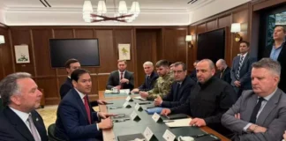 Рустем Умєров і Стівен Віткофф під час переговорів щодо мирного плану