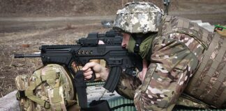 Ukrainian assault units in training