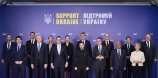 EU leaders discussing security issues