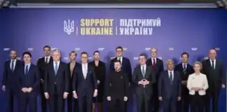 Лідери країн ЄС під час обговорення питань безпеки