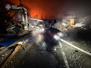 Пожежі й руйнування на Київщині