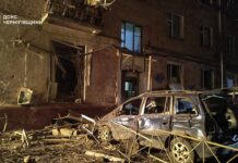 UAV crash damages house in Chernihiv Residential building damaged and car destroyed after Russian UAV crashes in Chernihiv
