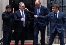 ЄС готує конфіскацію російських активів на суму до £100 млрд Зеленський, Стармер, Макрон і Мерц під час зустрічі в Лондоні