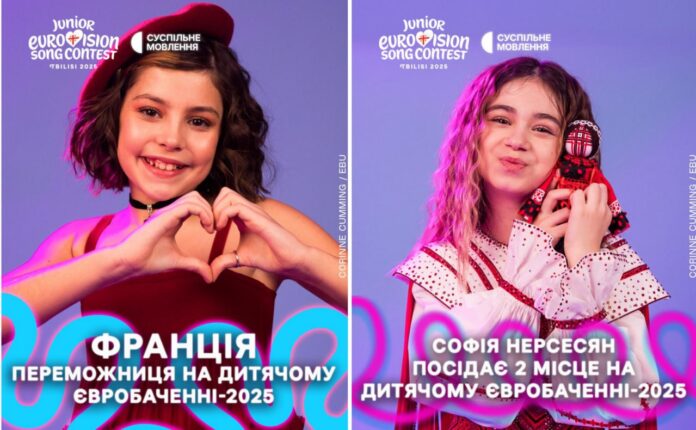 photo_2025-12-13_20-35-04 Софія Нерсесян та переможниця Дитячого Євробачення-2025 від Франції