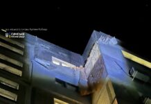 Drone hits a high-rise building in Sumy Multi-storey building in Sumy damaged after drone strike