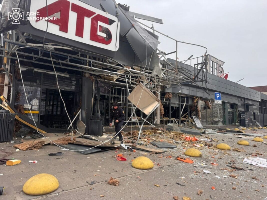 Consequences of the Russian attack on civilian infrastructure in Zaporizhzhia