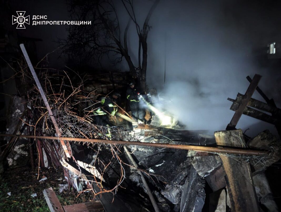 Наслідки нічної атаки БпЛА у Кривому Розі