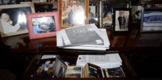 Archival photo from the Jeffrey Epstein case file