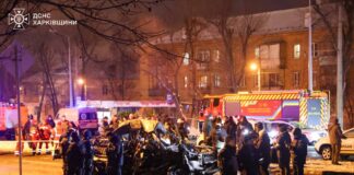 Наслідки авіаудару по Харкову