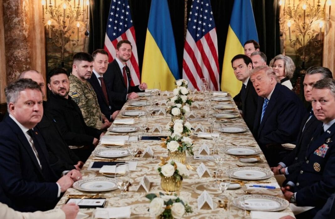 Meeting between Donald Trump and Volodymyr Zelenskyy in Mar-a-Lago