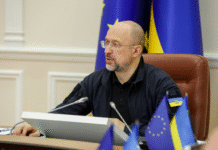 Denys Shmyhal during a working meeting on energy issues