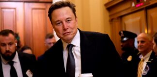 Elon Musk at an official event