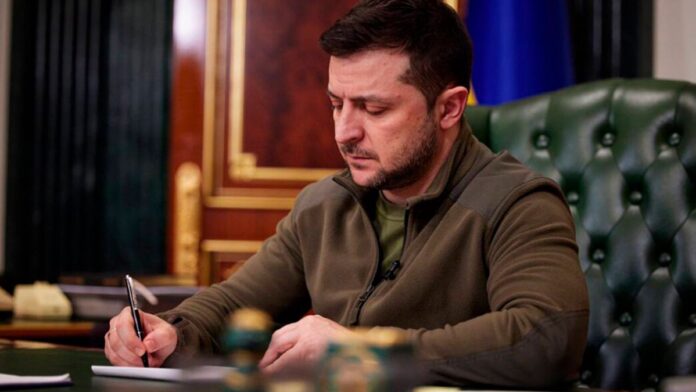 4643 Президент Володимир Зеленський під час заяви про кадрові рішення