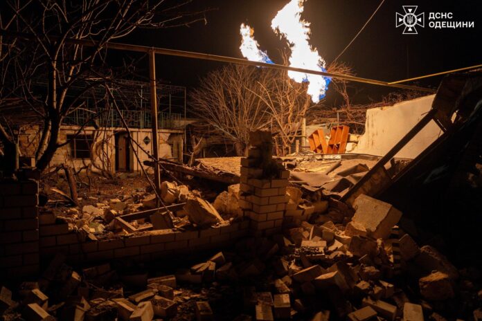 Consequences of the Russian drone attack on civilian infrastructure in Odesa region