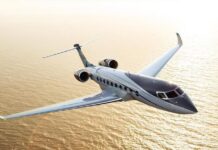 США можуть закрити небо для літаків Канади Бізнес-джет Gulfstream у польоті