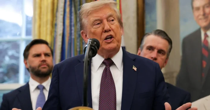 Президент США Дональд Трамп під час виступу