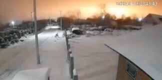 Момент удару Орєшніком по Львову