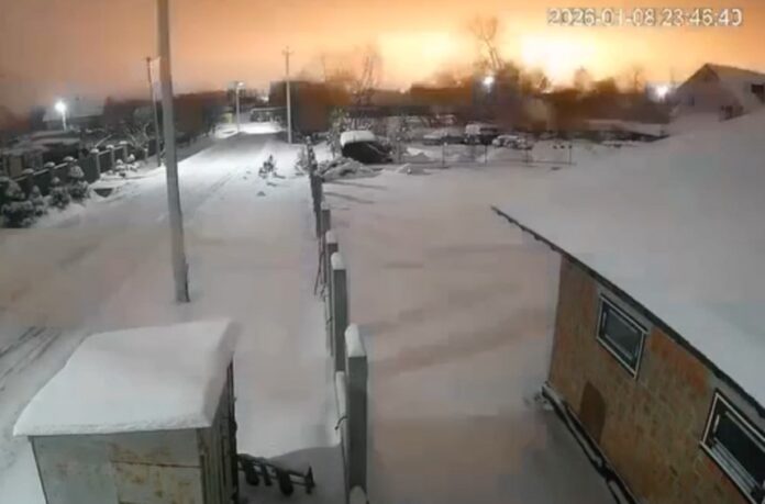 Момент удару Орєшніком по Львову