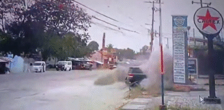 The aftermath of the attack on the mayor's motorcade in Maguindanao del Sur