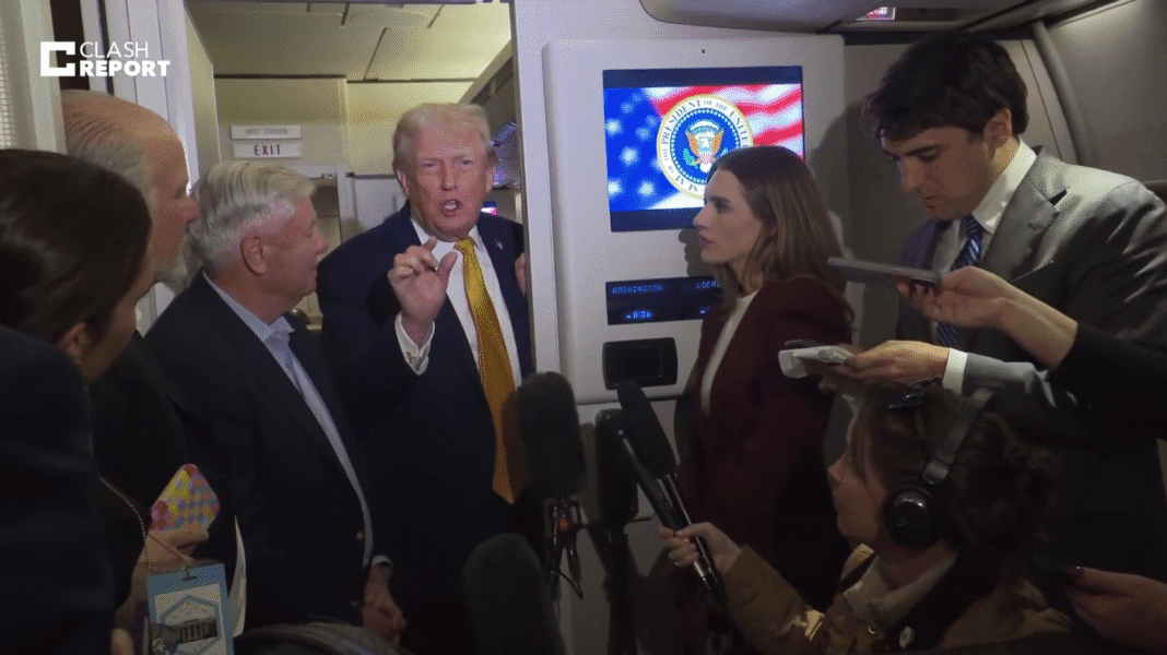 Дональд Трамп під час виступу про національну безпеку