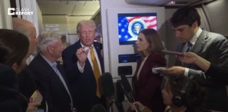 Дональд Трамп під час виступу про національну безпеку