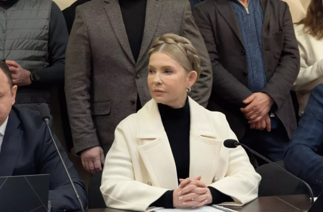Yulia Tymoshenko during a court hearing