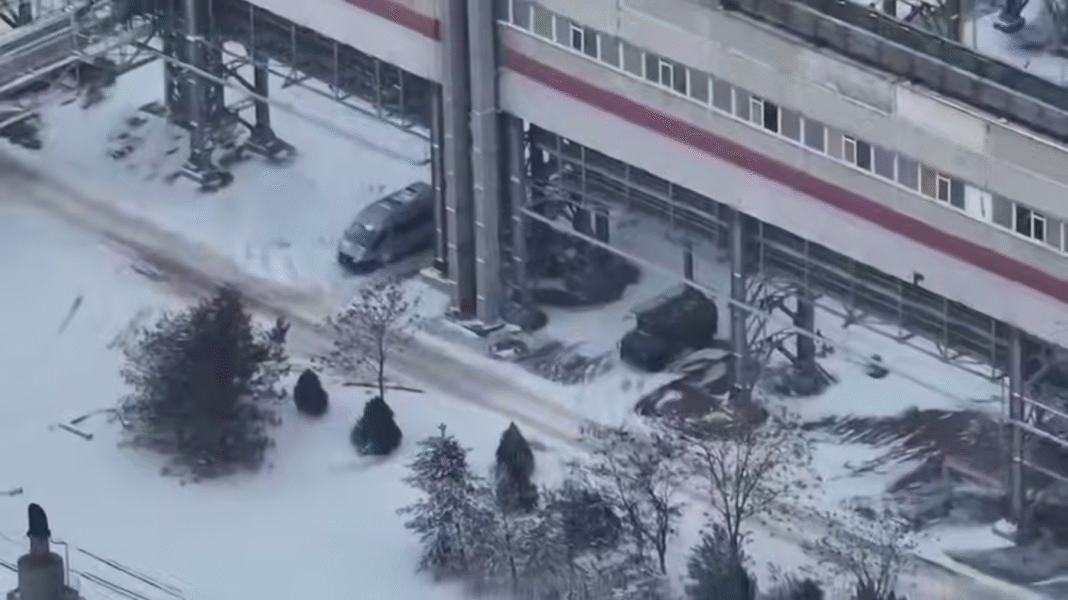 Military equipment of the occupiers on the territory of Zaporizhzhya NPP