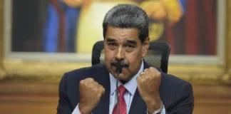 Президент Венесуели Ніколас Мадуро під час звернення