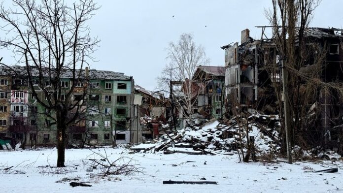 Industrial zone of Donetsk region