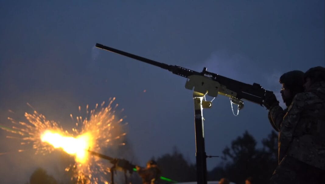 Ukrainian air defence repels Russian drone attack at night