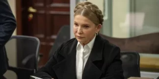 Yulia Tymoshenko during a court hearing