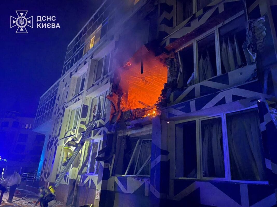 Consequences of the Russian attack on a medical facility in Kyiv