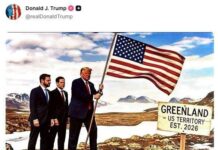 Публікація Дональда Трампа про Гренландію в соцмережі