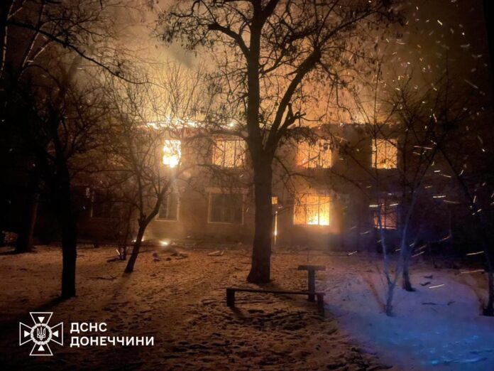 Пожежа у житловому будинку в Дружківці