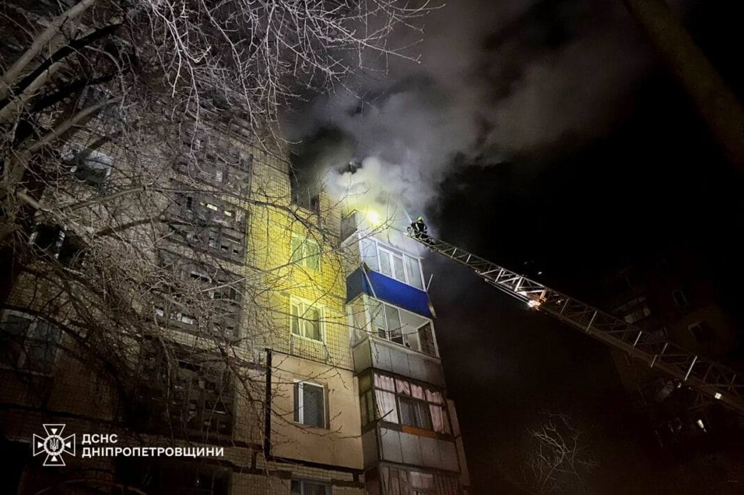 Пожежа у багатоповерховому будинку в Кривому Розі