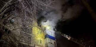 Пожежа у багатоповерховому будинку в Кривому Розі