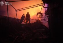 Russia strikes third time at shrine in Odesa region Fire after Russian strike on facilities in Odesa region