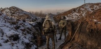 Українські військові на позиціях у Запорізькій області