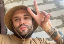 Віктор Розовий у військовій формі