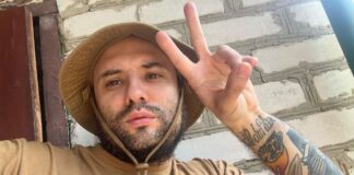 Віктор Розовий у військовій формі