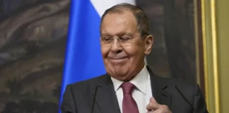 Сергій Лавров під час публічної заяви